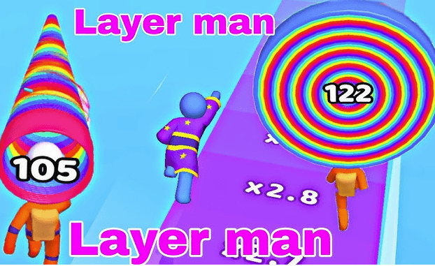 Layer Man 3D Run Collect